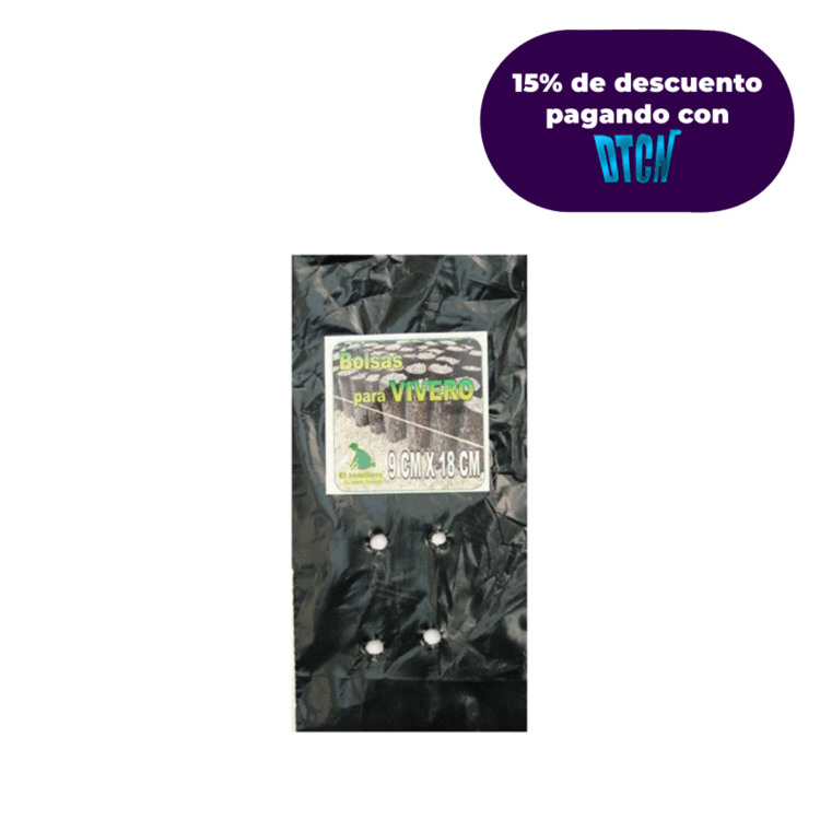 BOLSA 9x18cm CAL. 1.5 con fuelle x 100 Unidades