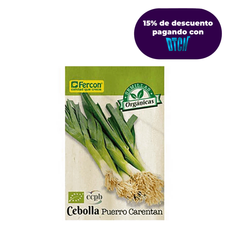 CEBOLLA PUERRO ORGANICA CARENTAN BIO (SEMILLA)
