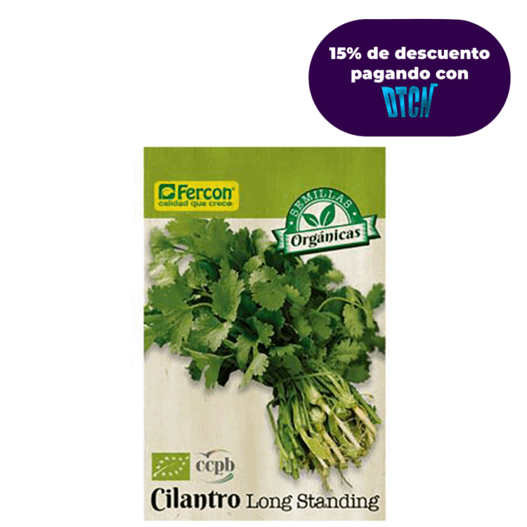 CILANTRO ORGANICO LONG STANDING BIO X 3GR (SEMILLA)