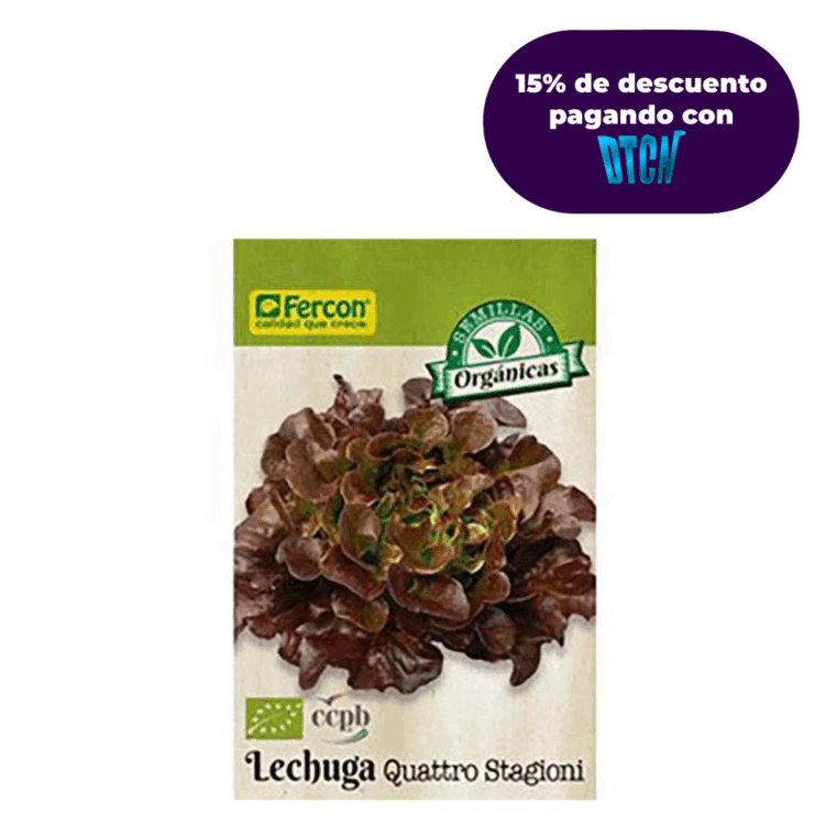 LECHUGA ORGANICA QUATTRO STAMGIONI BIO X 1GR (SEMILLA)