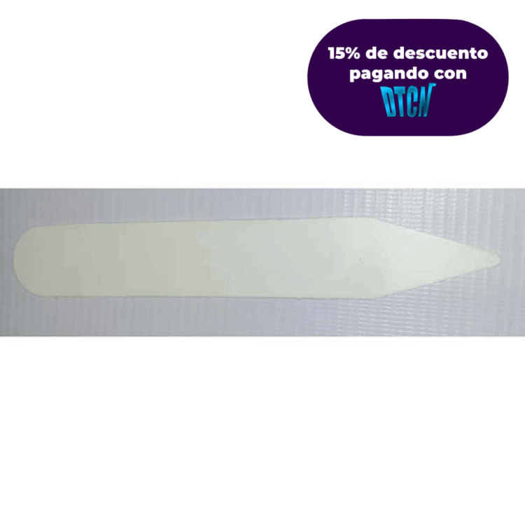 TARJETA MONITOREO ESTACA 2.5CM X 16CM