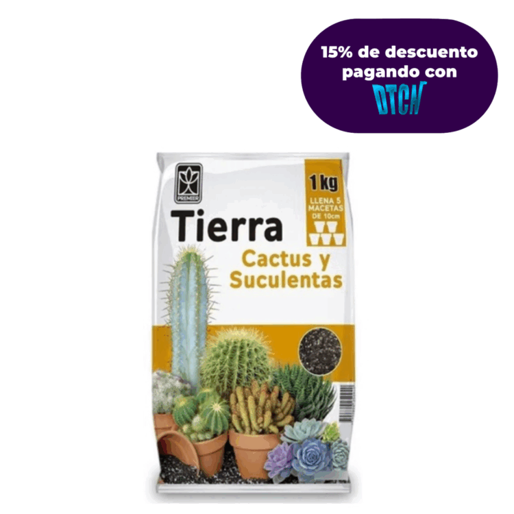TIERRA CACTUS Y SUCULENTAS X KG